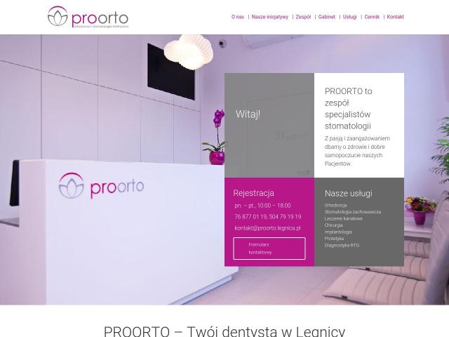 PROORTO Ortodoncja i Stomatologia Estetyczna