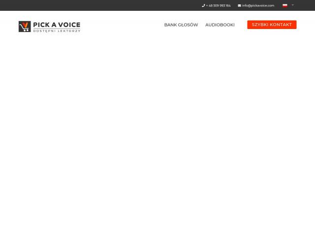 PICK A VOICE