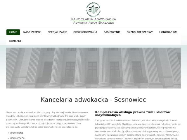 Kancelaria Adwokacka Adam Bakłażec