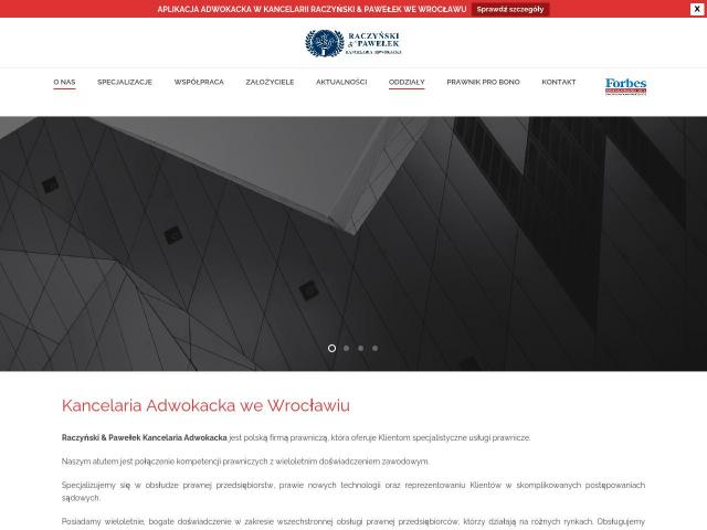 Kancelaria radcy prawnego Łukasz Raczyński